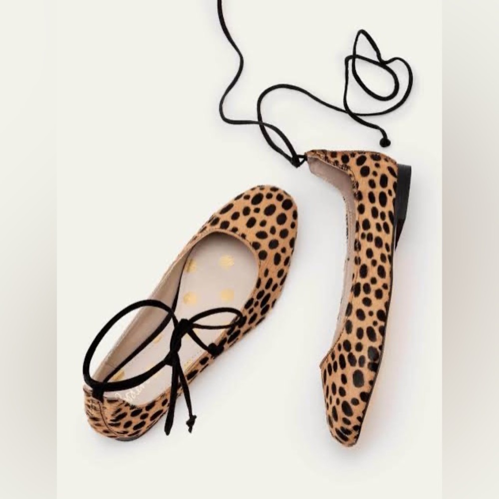 Boden Ballerina Animal Print Pumps. Size - 37 - Picture 4 of 12